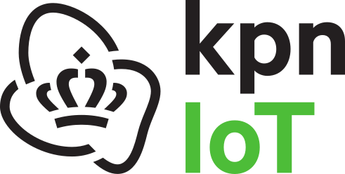 KPN IoT Logo crown and text black and green