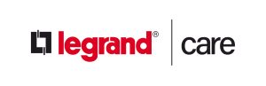 Legrand care logo red and black