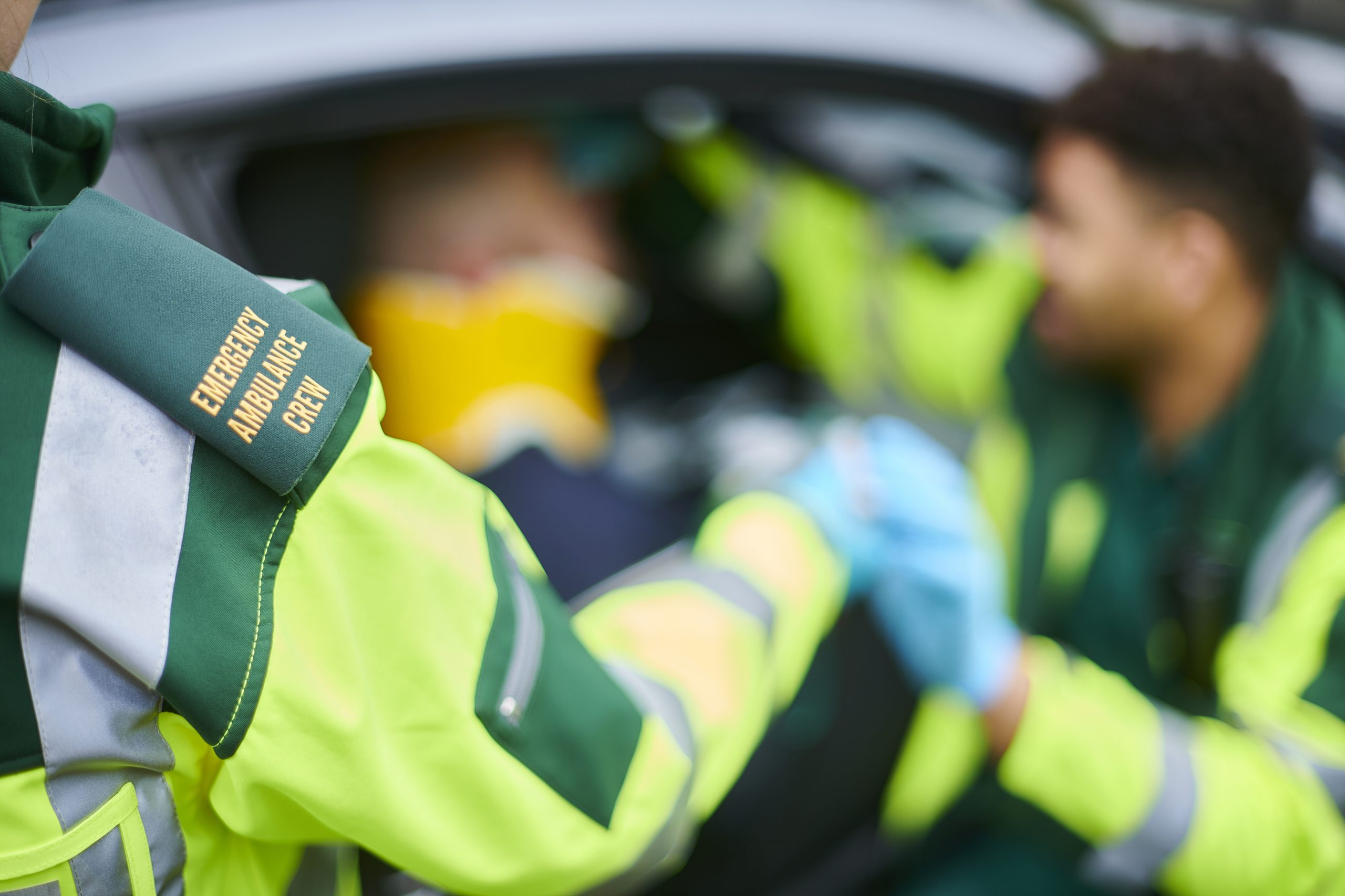 emergency ambulance crew