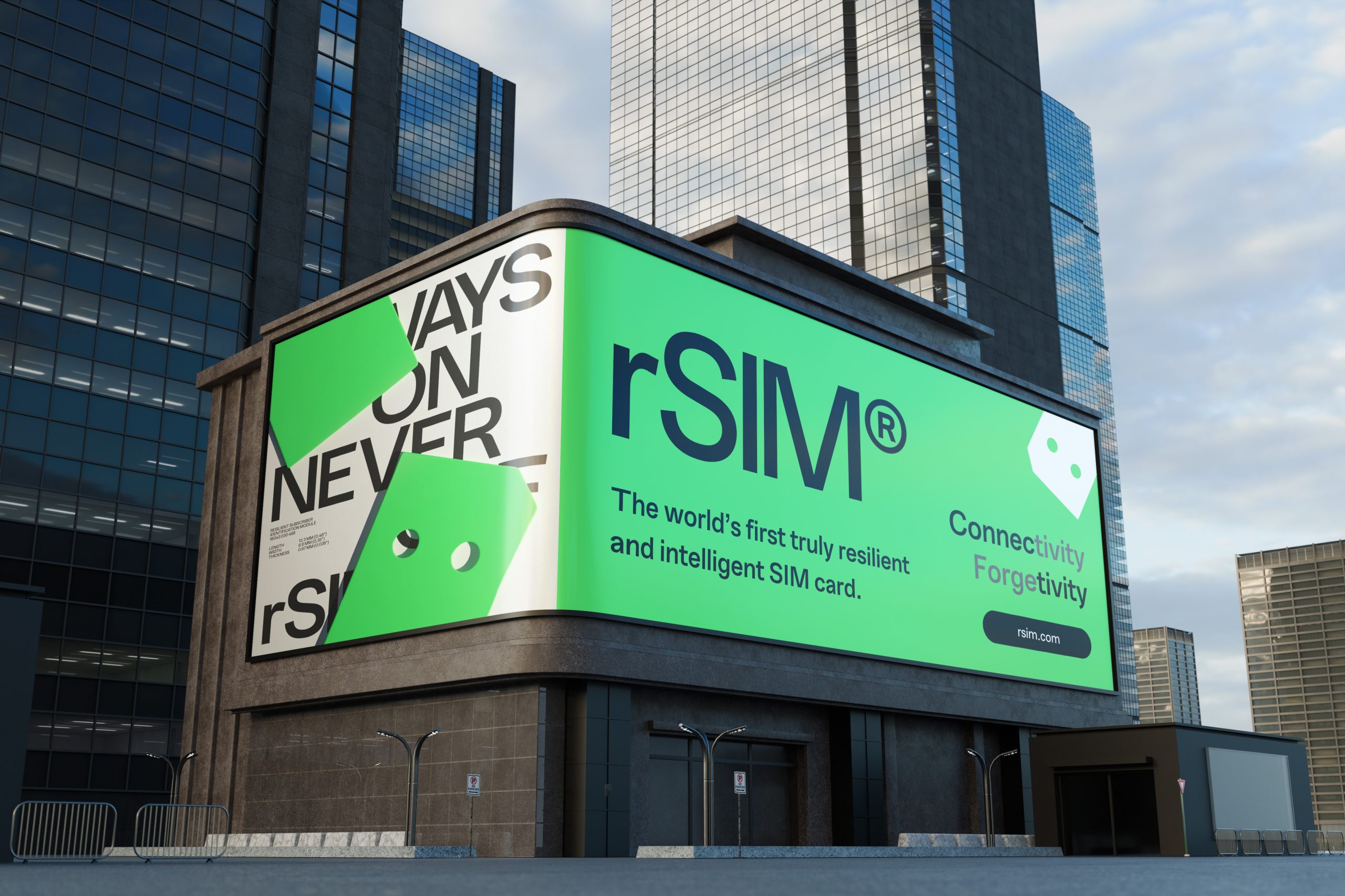 rSIM Retail Billboard in city