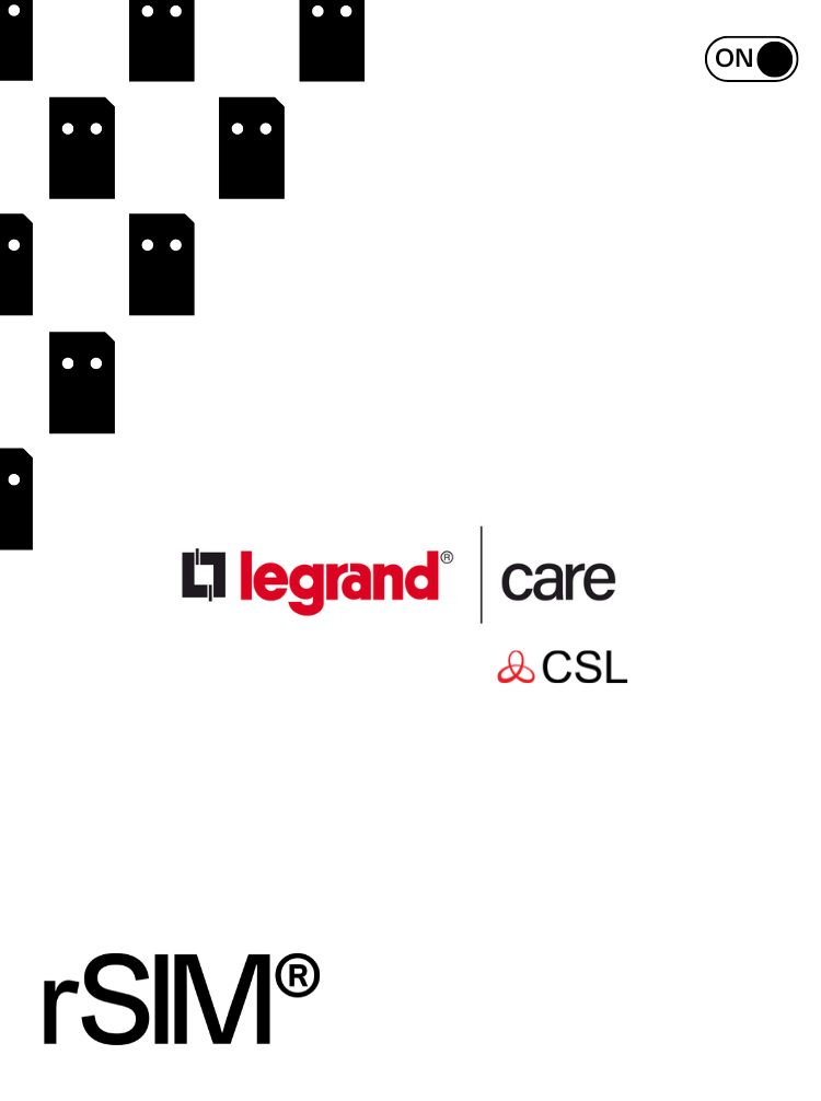 Legrand Care CSL rSIM white background