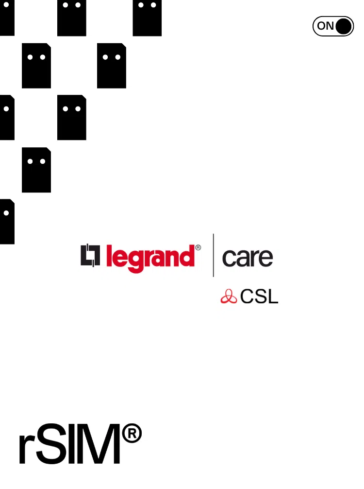 Legrand Care CSL rSIM white background