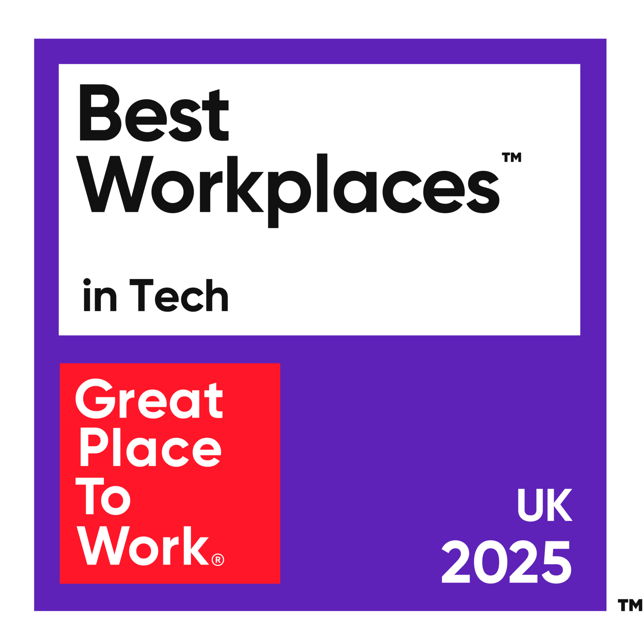 rSIM Best Workplaces in Tech UK 2025